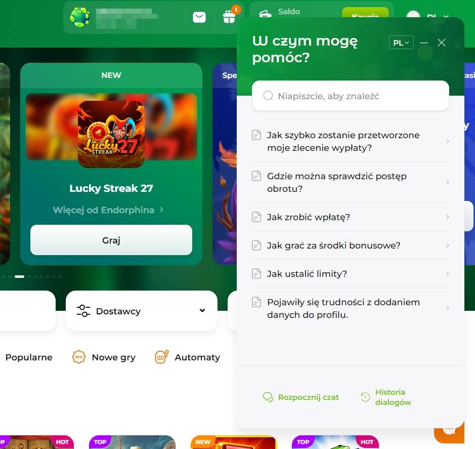 Obsługa klienta w Verde